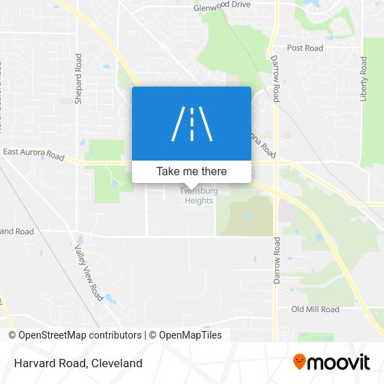 Mapa de Harvard Road