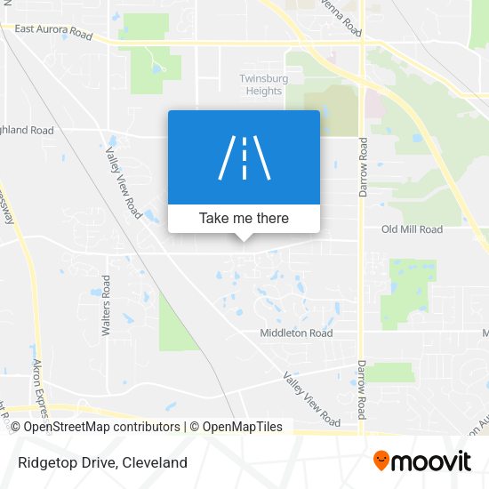 Mapa de Ridgetop Drive