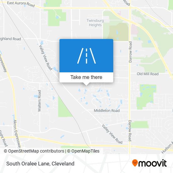 South Oralee Lane map