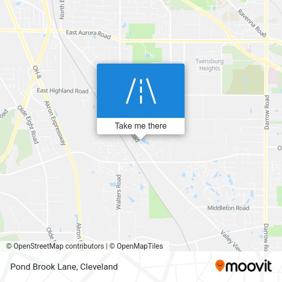 Pond Brook Lane map