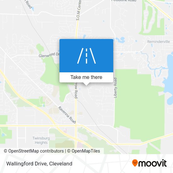 Wallingford Drive map