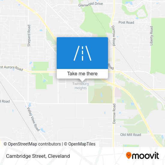 Cambridge Street map