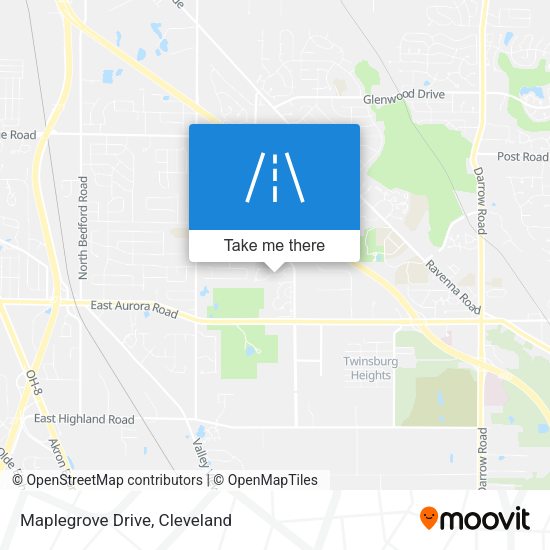 Mapa de Maplegrove Drive