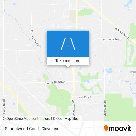 Sandalwood Court map