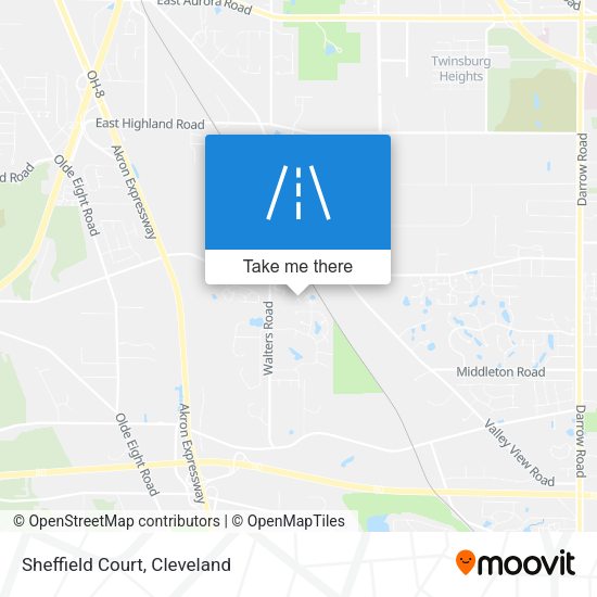 Mapa de Sheffield Court
