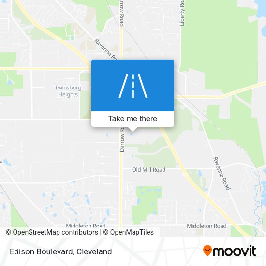 Edison Boulevard map