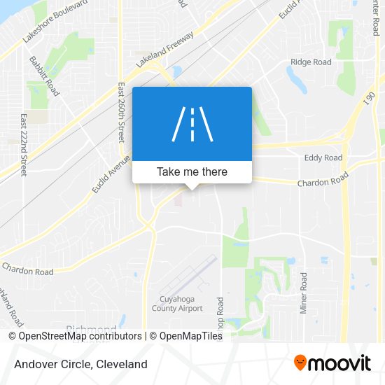 Andover Circle map