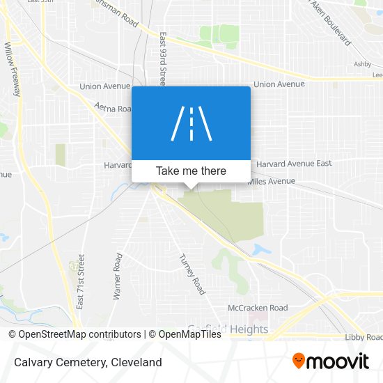Mapa de Calvary Cemetery