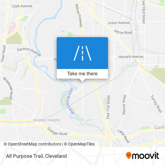 Mapa de All Purpose Trail