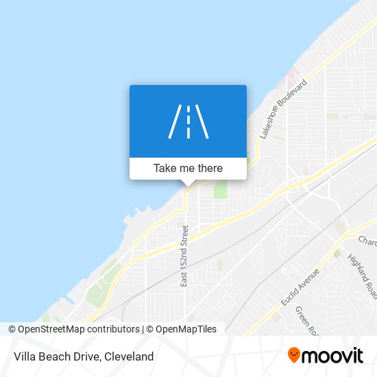 Villa Beach Drive map