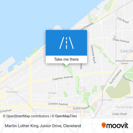 Mapa de Martin Luther King Junior Drive