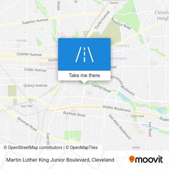Mapa de Martin Luther King Junior Boulevard