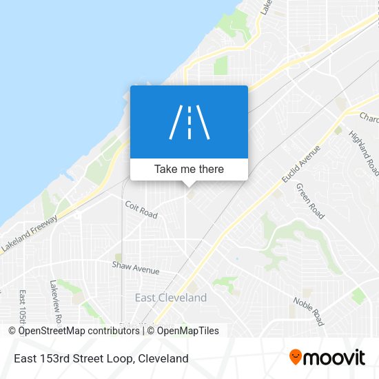 Mapa de East 153rd Street Loop