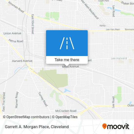 Garrett A. Morgan Place map