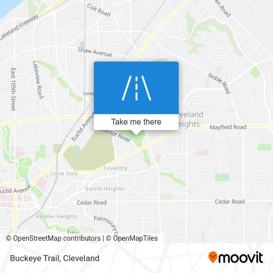 Mapa de Buckeye Trail