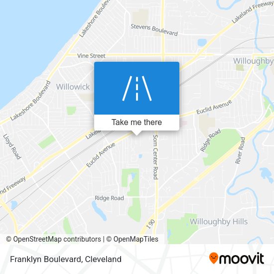 Franklyn Boulevard map