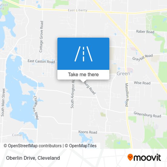 Oberlin Drive map