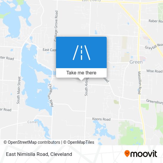 East Nimisila Road map