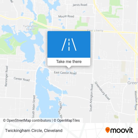 Twickingham Circle map