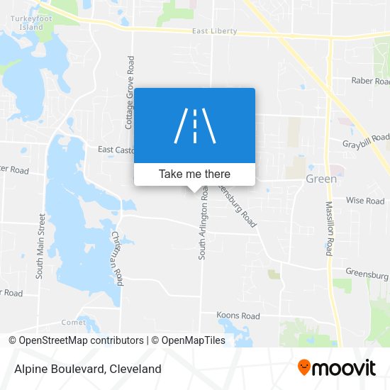 Alpine Boulevard map