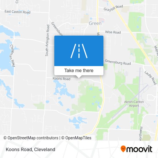 Mapa de Koons Road