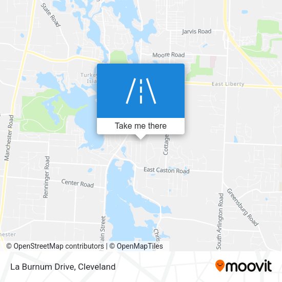 Mapa de La Burnum Drive
