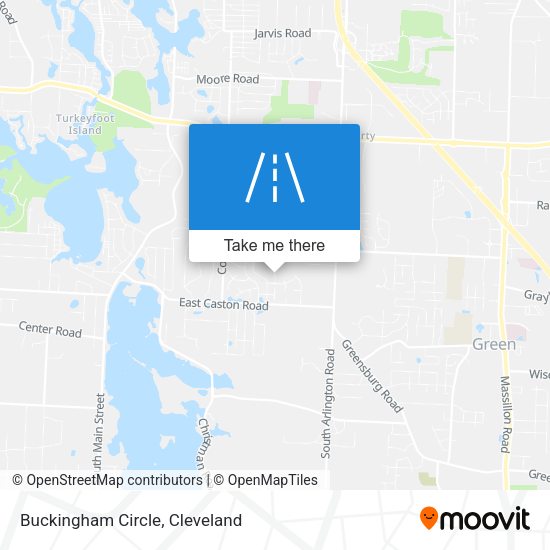 Mapa de Buckingham Circle