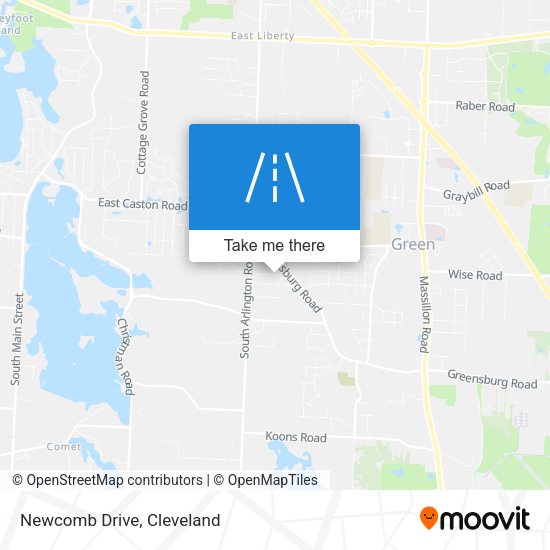 Newcomb Drive map