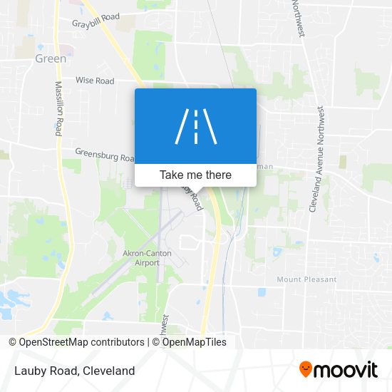 Mapa de Lauby Road