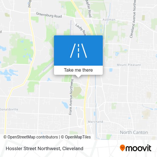 Mapa de Hossler Street Northwest