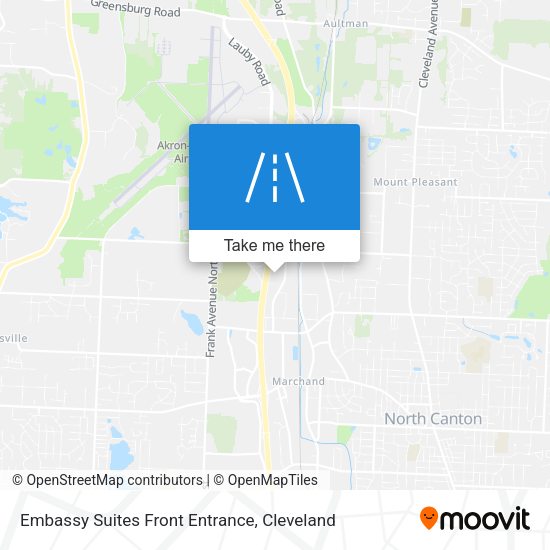 Embassy Suites Front Entrance map