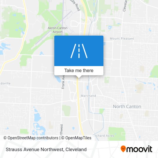 Strauss Avenue Northwest map