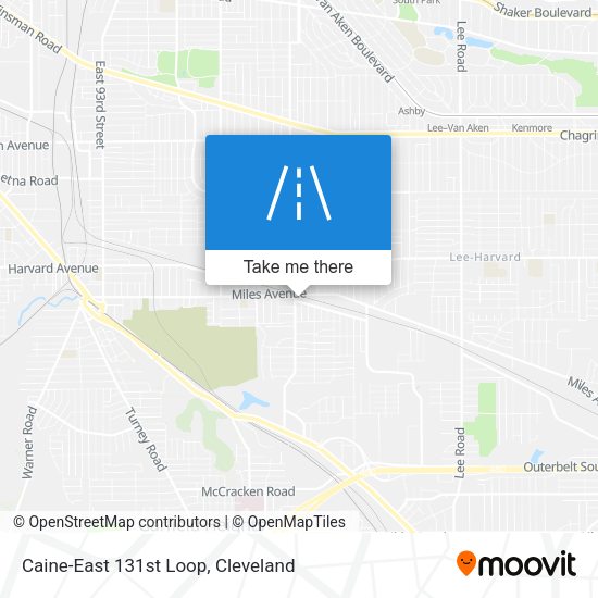 Caine-East 131st Loop map