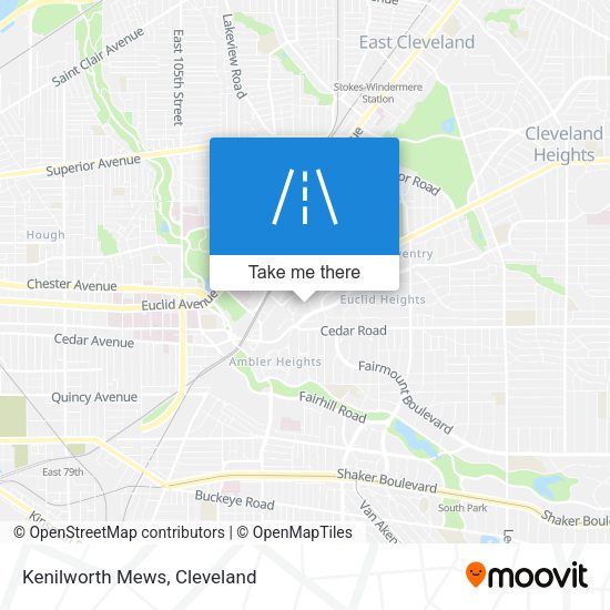Mapa de Kenilworth Mews