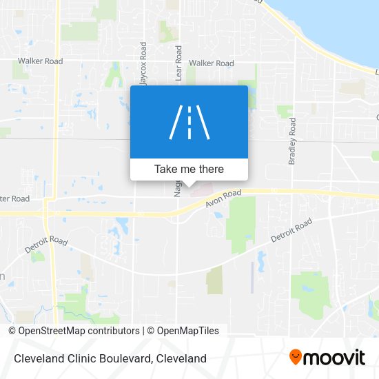 Cleveland Clinic Boulevard map