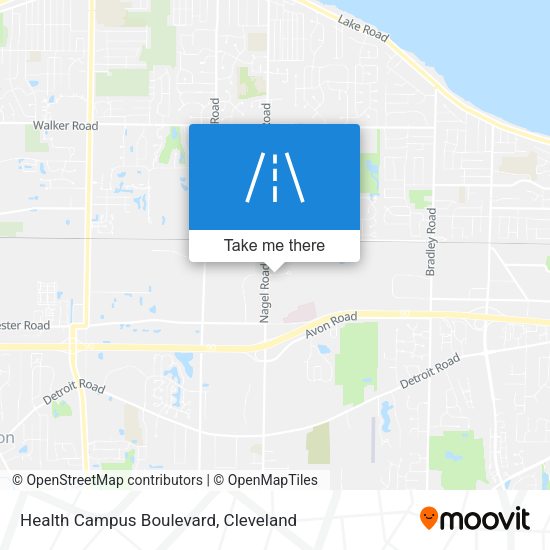 Health Campus Boulevard map