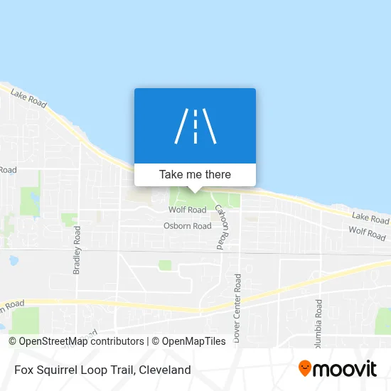 Fox Squirrel Loop Trail map