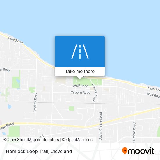 Hemlock Loop Trail map