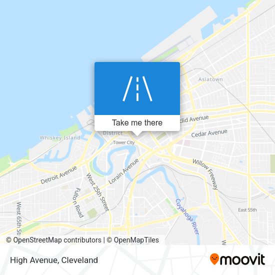 Mapa de High Avenue