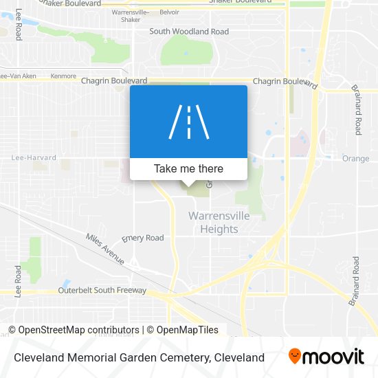 Cleveland Memorial Garden Cemetery map