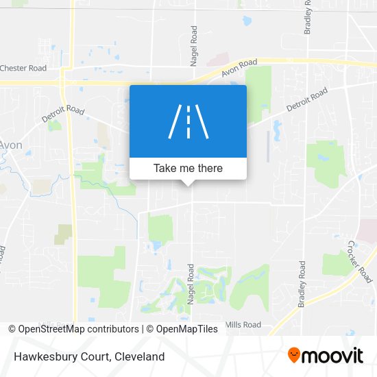 Hawkesbury Court map
