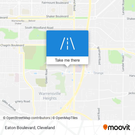 Eaton Boulevard map