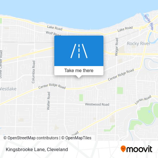 Mapa de Kingsbrooke Lane