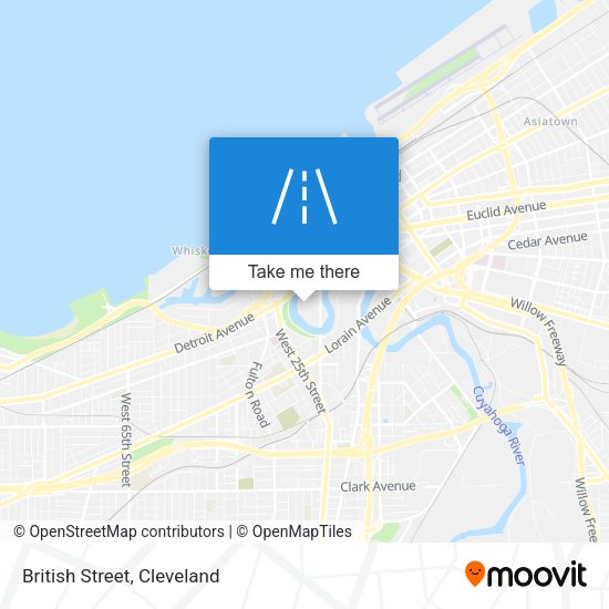 Mapa de British Street