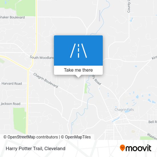 Harry Potter Trail map