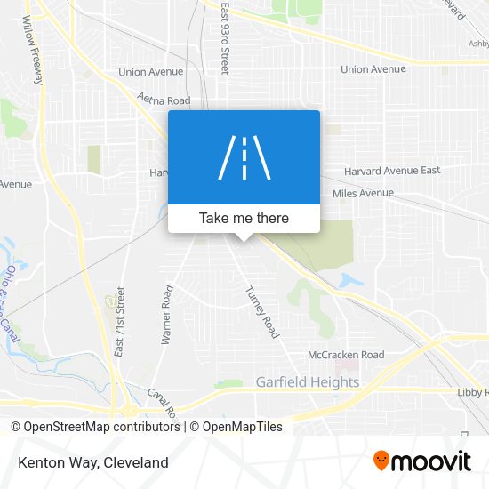 Mapa de Kenton Way
