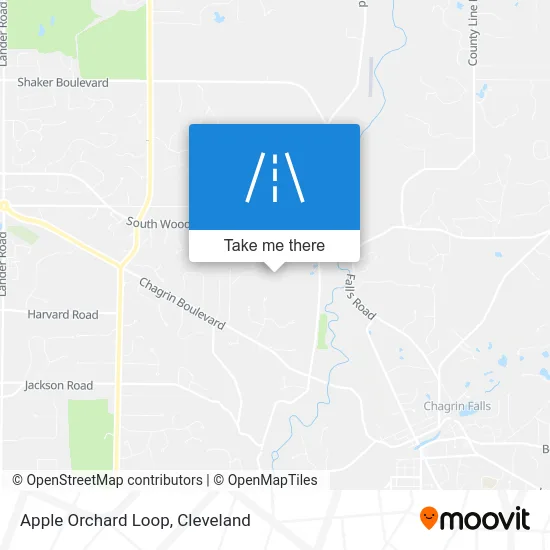 Apple Orchard Loop map