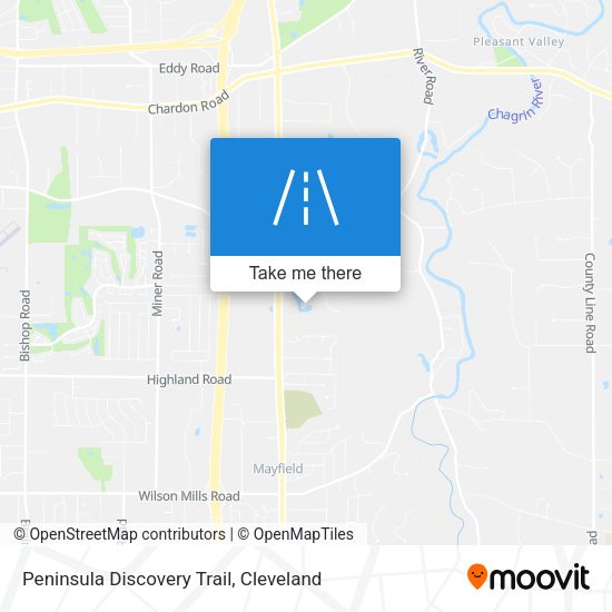 Mapa de Peninsula Discovery Trail