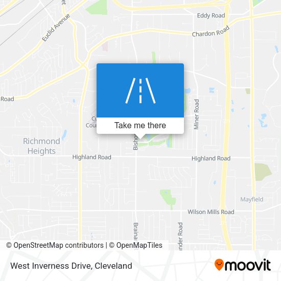 Mapa de West Inverness Drive