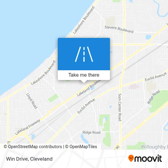 Win Drive map